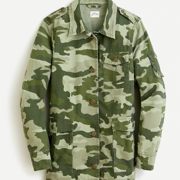 J. Crew Jackets & Blazers - NWT J.Crew Camo jacket size S